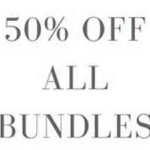 50% Off All Bundles Of 3 Or More. Excludes: Bags, Snoopy, and Coach